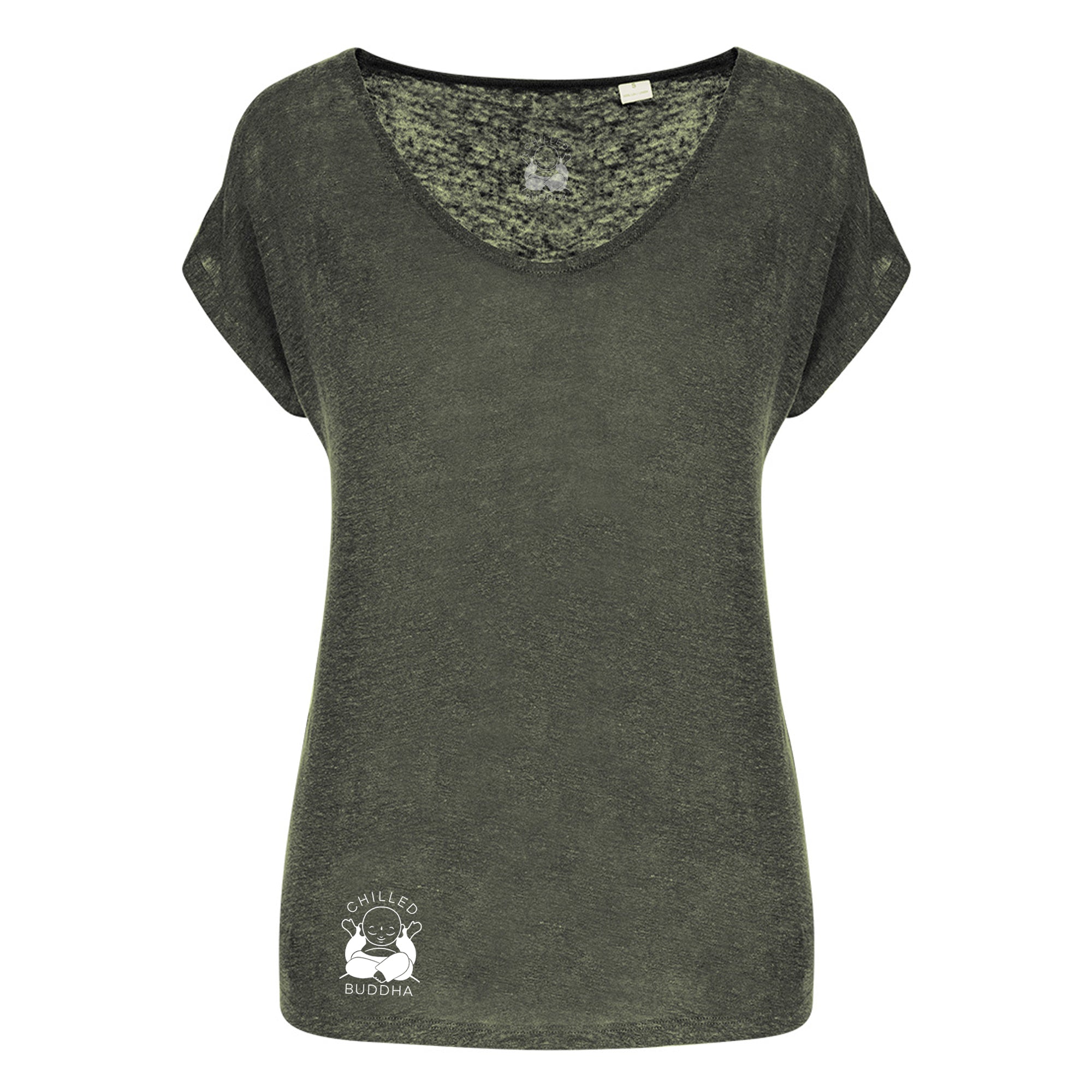 Fitted V-neck Linen T-shirt (special order from Portugal)