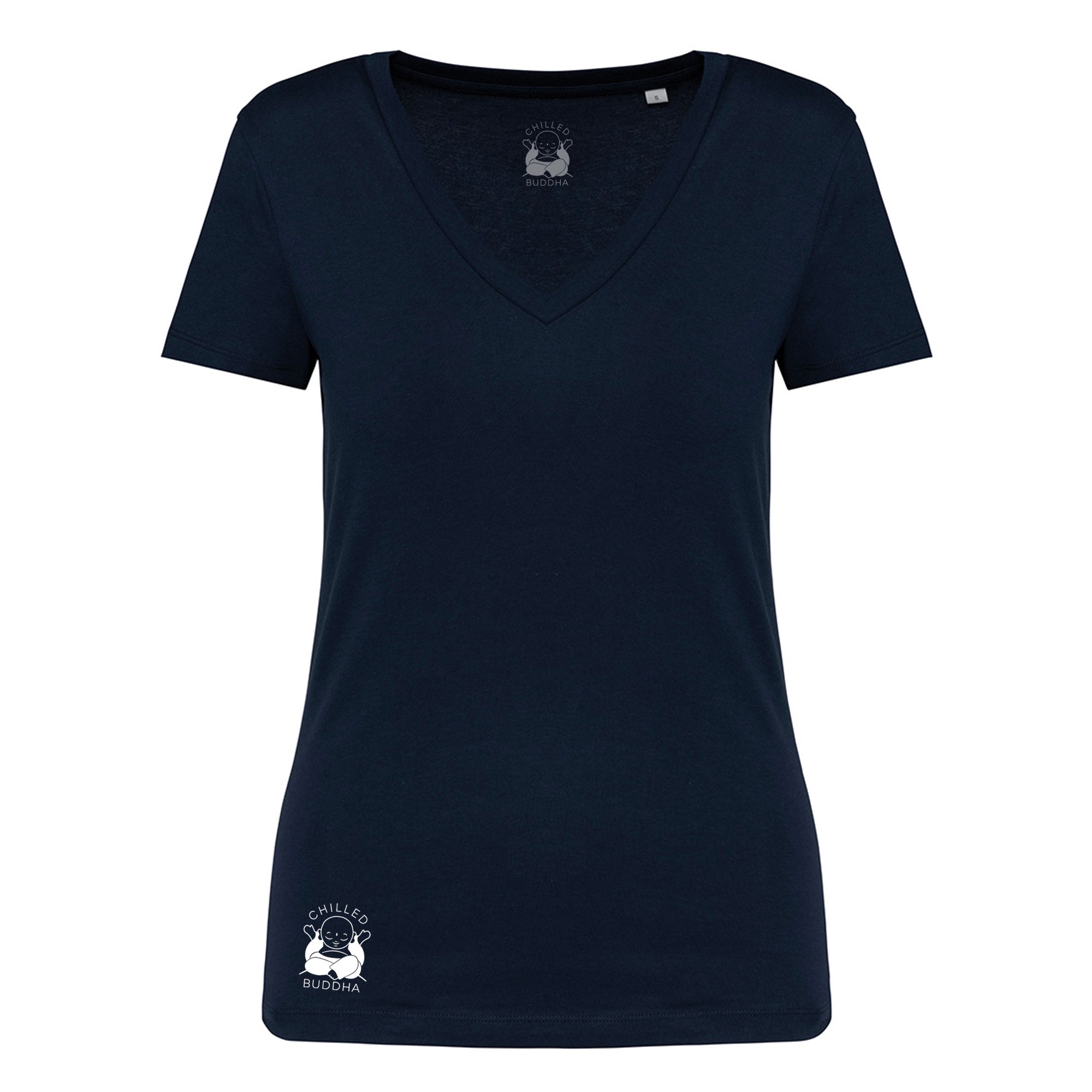 Organic Fitted V-neck T-shirt (special order from Portugal)