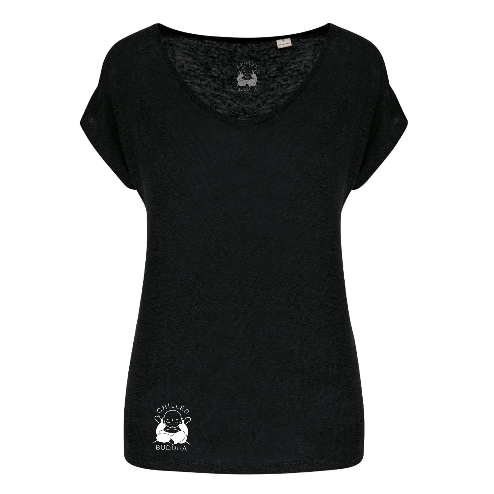 Fitted V-neck Linen T-shirt (special order from Portugal)