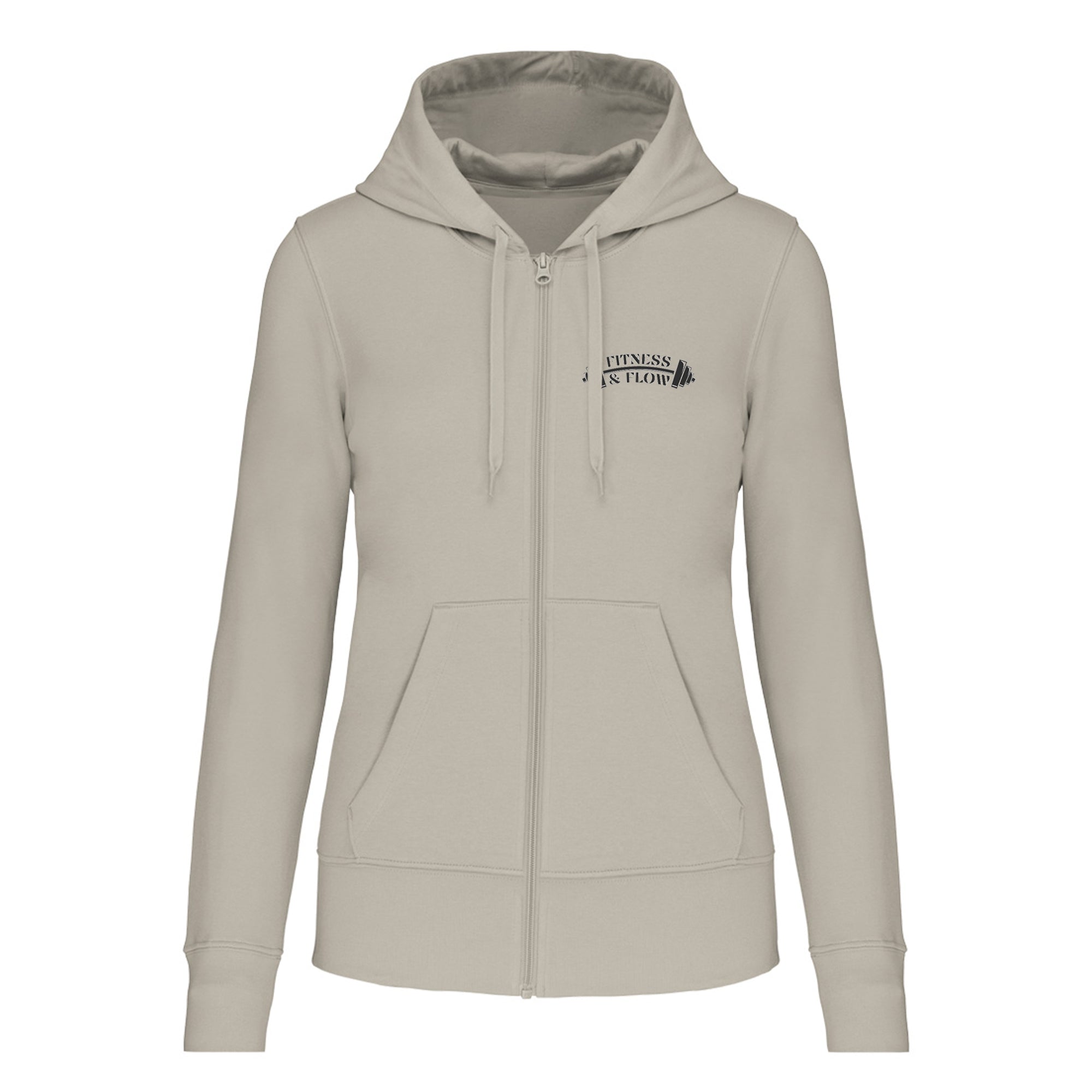 Organic Fitted Zip Hoodie