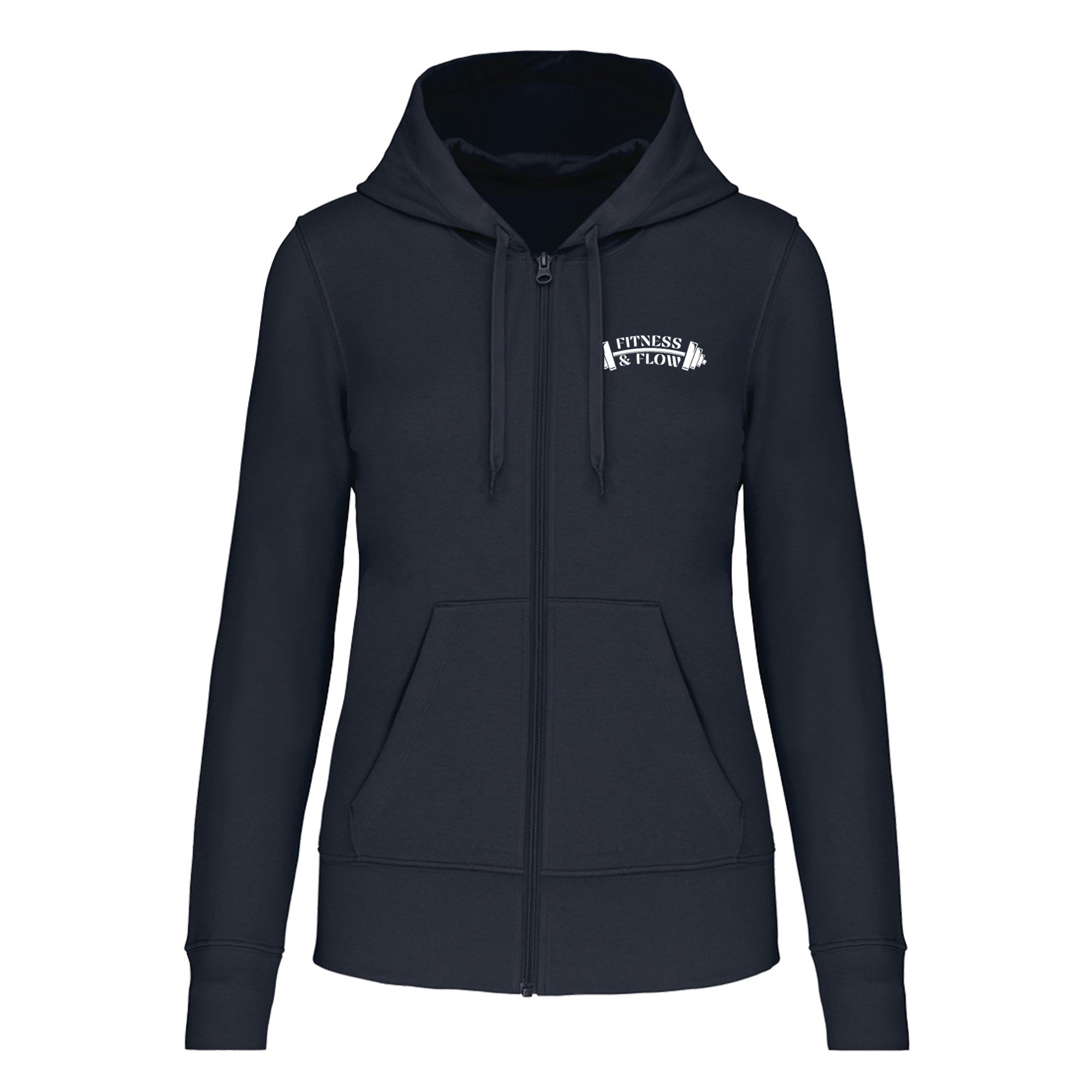 Organic Fitted Zip Hoodie